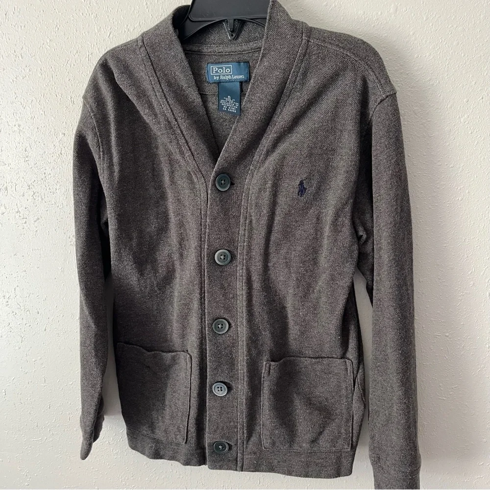 Ralph Lauren Dark Grey Cardigan Child’s Size 6